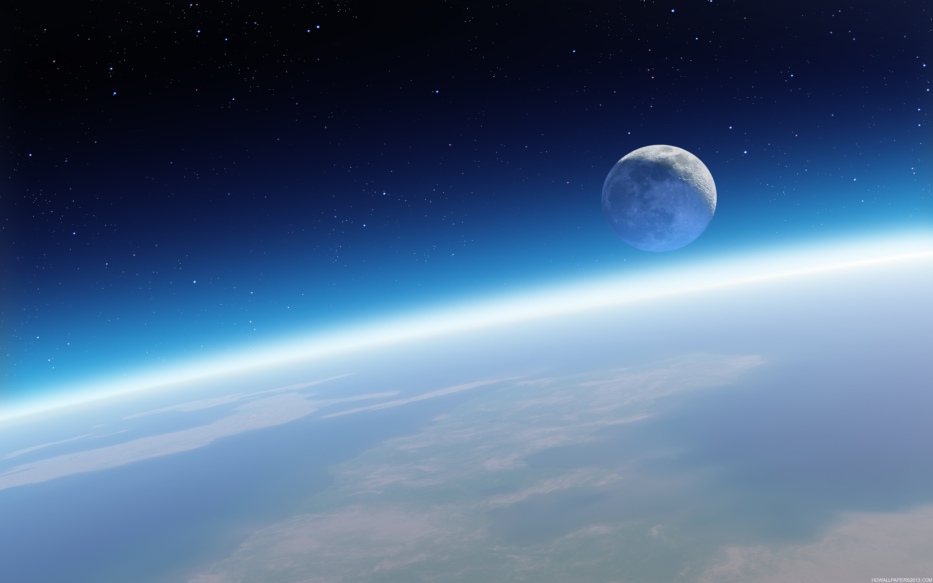 A-view-of-the-Moon-from-the-Earths-atmosphere
